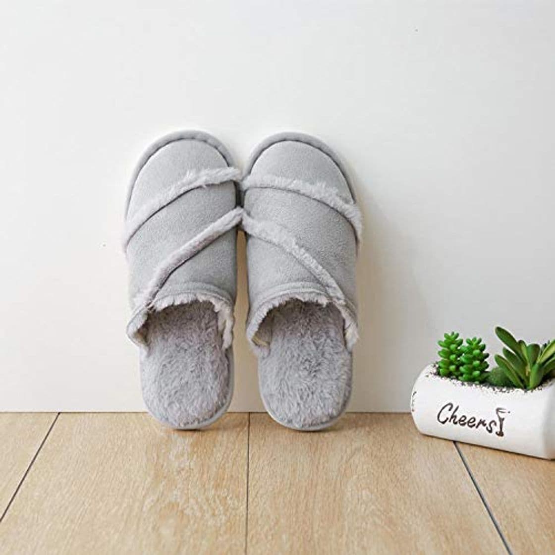 Moda Zapatillas para Mujer Algodón Slippers