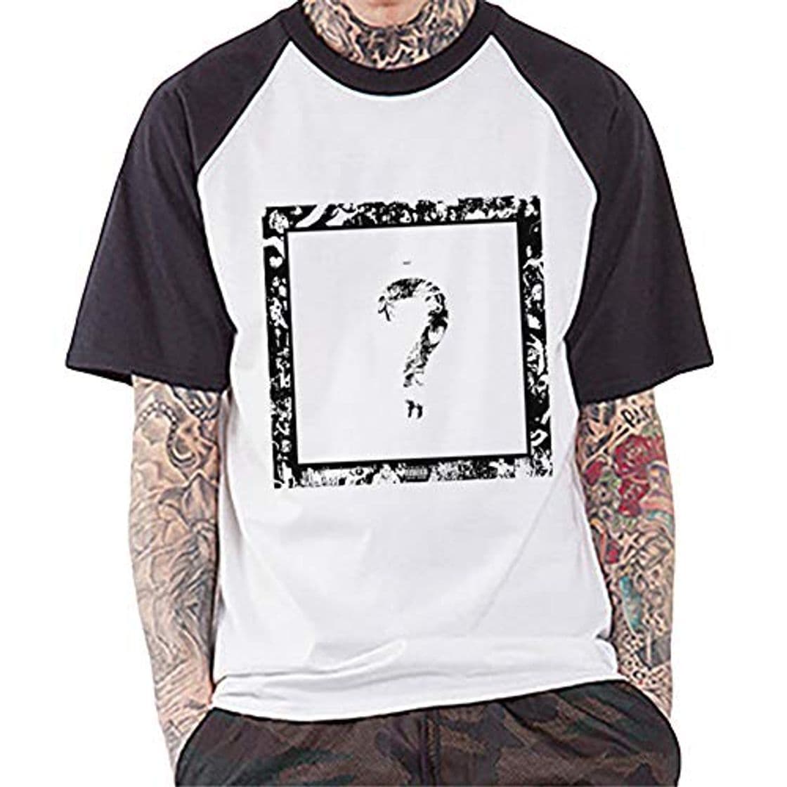 Product Xxxtentacion Camiseta Moda Cuello Redondo Impresa Manga Corta Camiseta Deportiva Top de