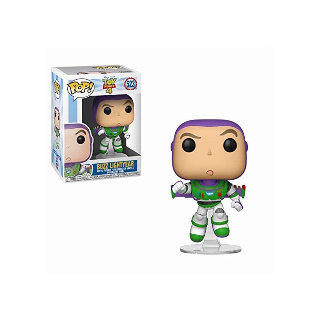 Game Funko- Pop Vinilo: Disney: Toy Story 4: Buzz Lightyear Figura Coleccionable,