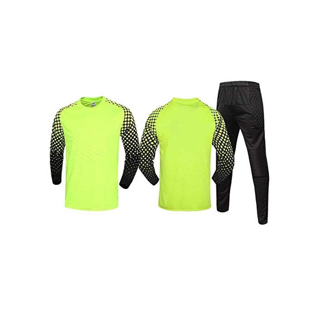 Producto Jersey de Uniforme de Portero de Fútbol Juego de Camisas Protectoras Anticolisión