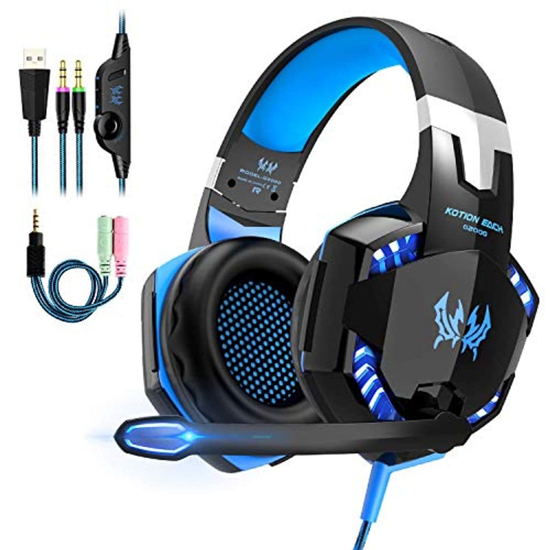 Product Auriculares Gaming Estéreo con Microfono para PS4 PC Xbox One