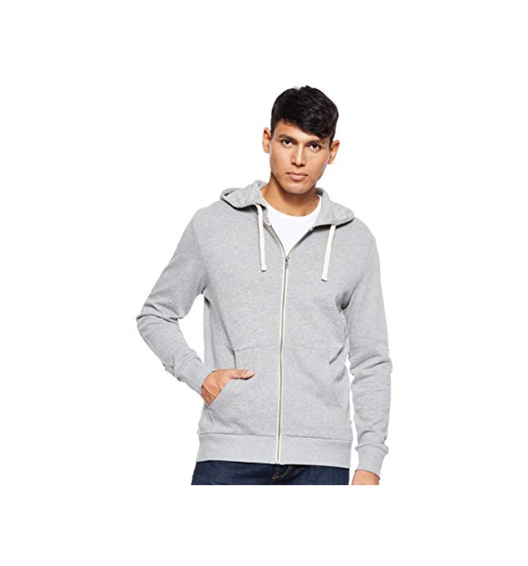 Product JACK & JONES Jjeholmen Sweat Zip Hood Noos Sudadera, Gris