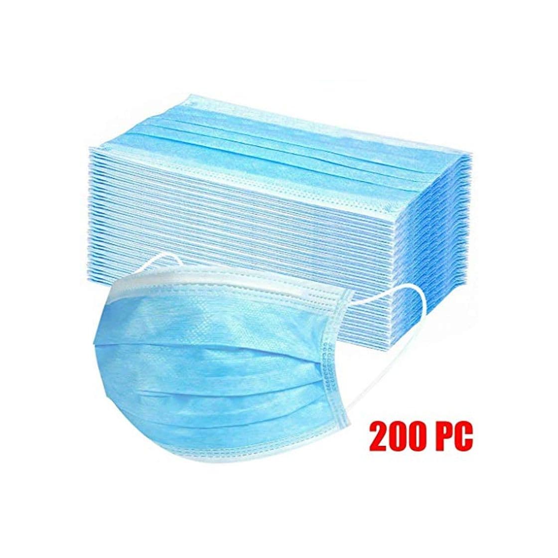 Product MaNMaNing Protección 3 Capas Transpirables con Elástico para Los Oídos Pack 200