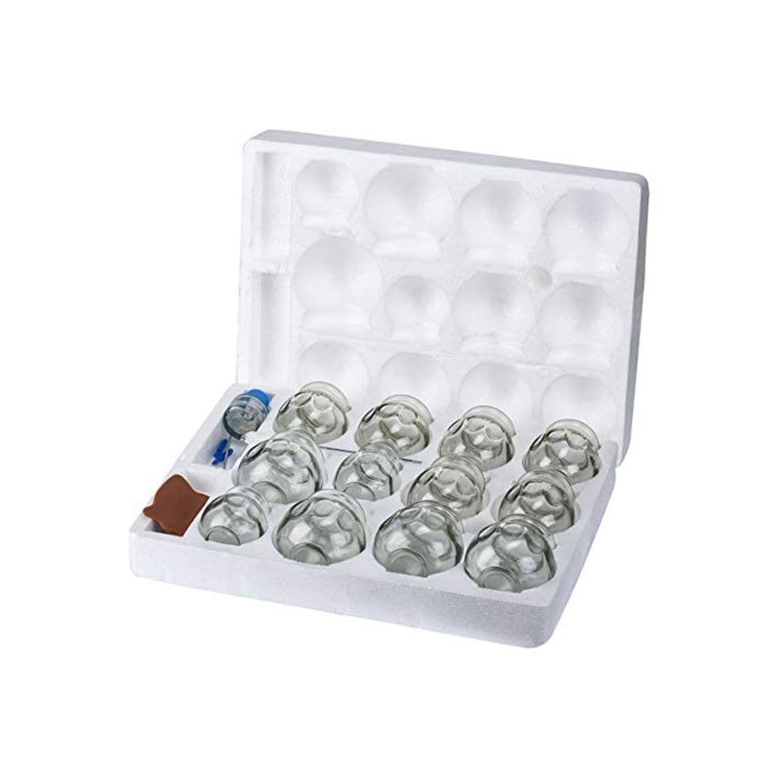 Product Feibrand Ventosas Cristal Masaje Cupping Set Vidrio Fuego Fisioterapia Chinas 12 Cups