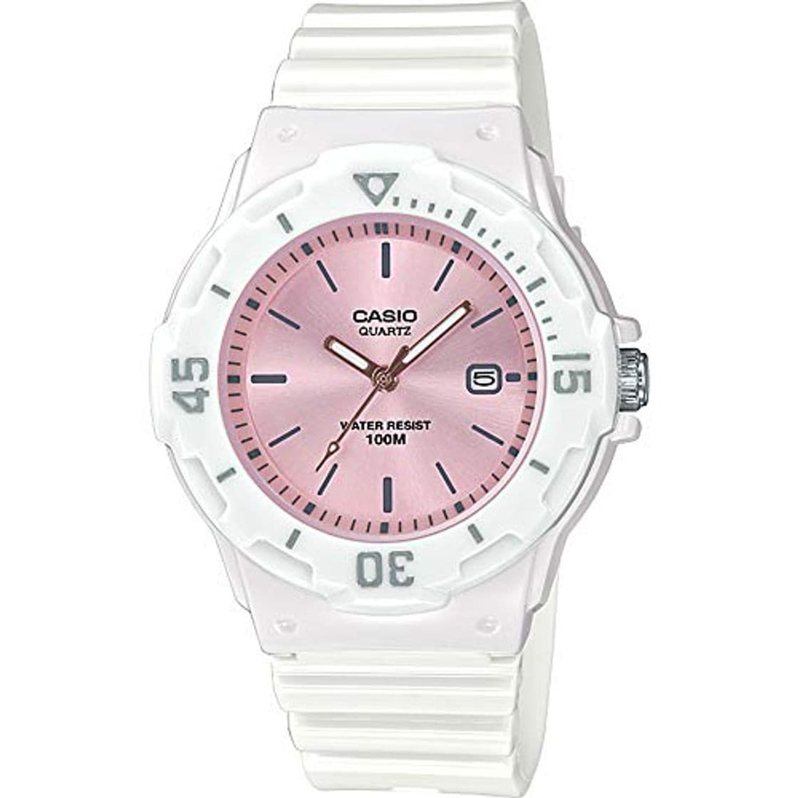 Place Casio Reloj Analógico para Mujer de Cuarzo con Correa en Resina LRW-200H-4E3VEF