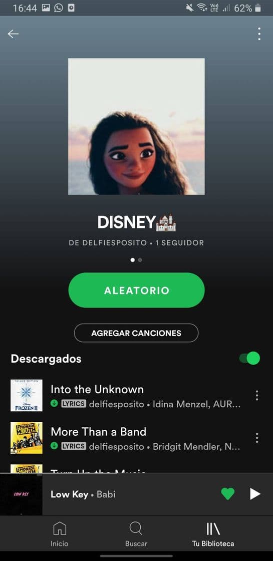 Canción Playlist de disney