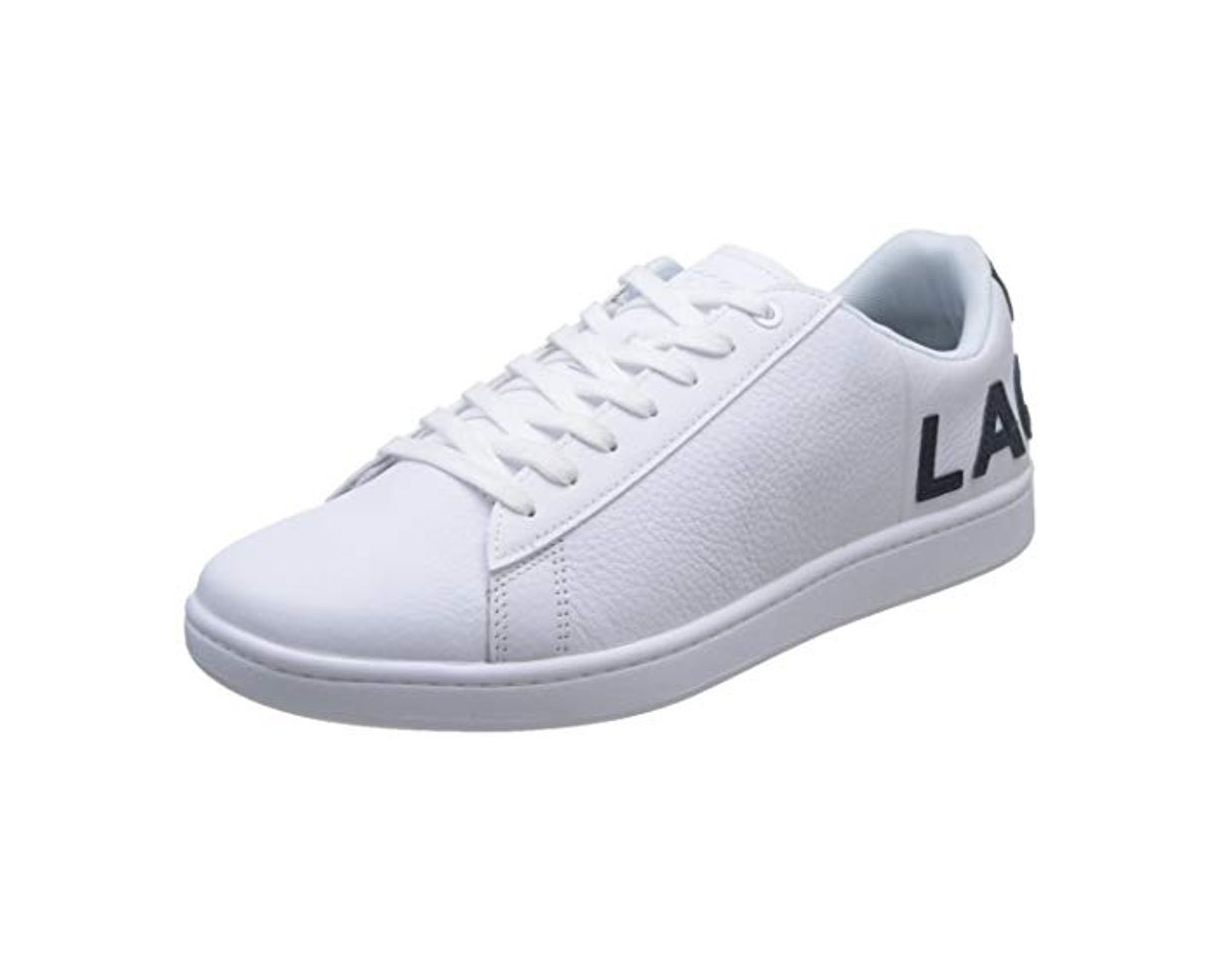 Moda Lacoste Carnaby EVO 120 7 US SMA, Zapatillas para Hombre, Blanco