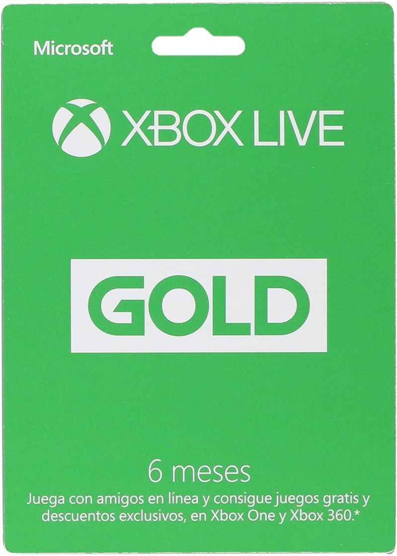 Fashion Xbox live gold 6 meses