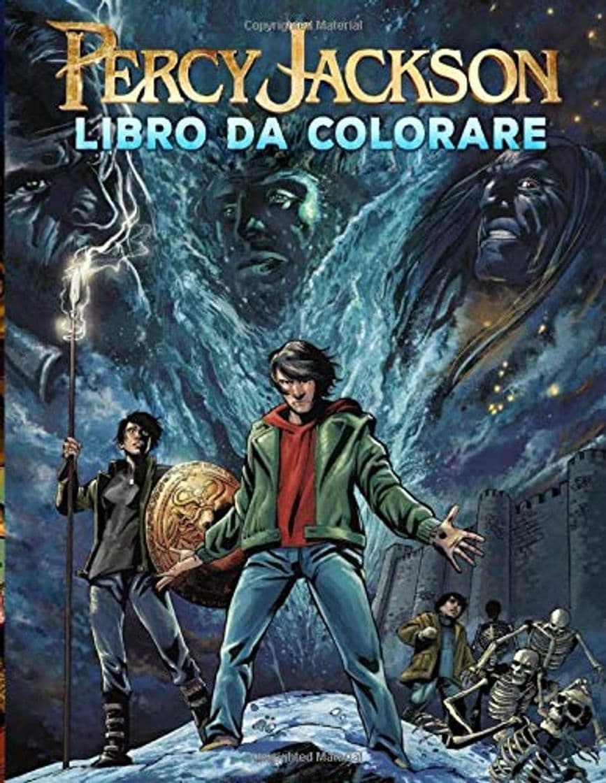 Book Percy Jackson Libro da colorare: Un libro da colorare per bambini, adulti