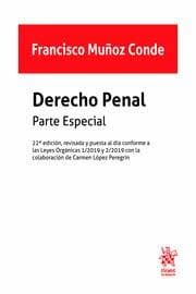 Libro Derecho Penal Parte Especial 22ª Edición 2019