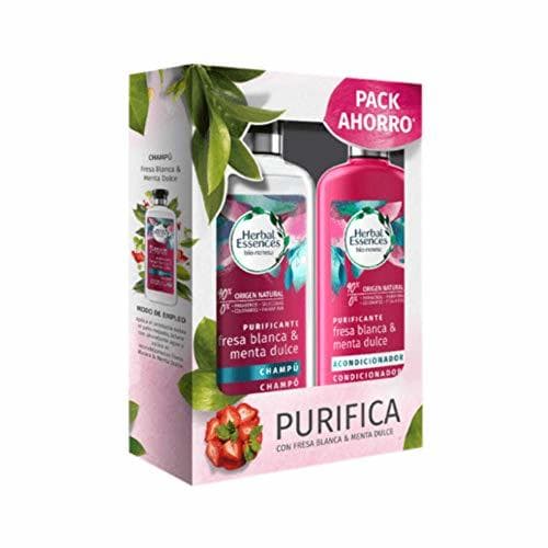 Place Herbal Essences - Pack Purificante Fresa blanca & Menta dulce con Champú