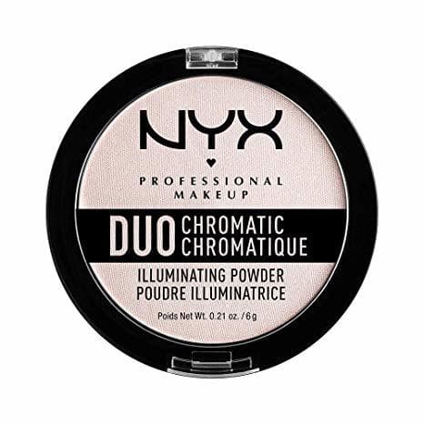 Beauty Nyx Professional Makeup Polvos Iluminadores Duo Chromatic Tono  2  Lavender