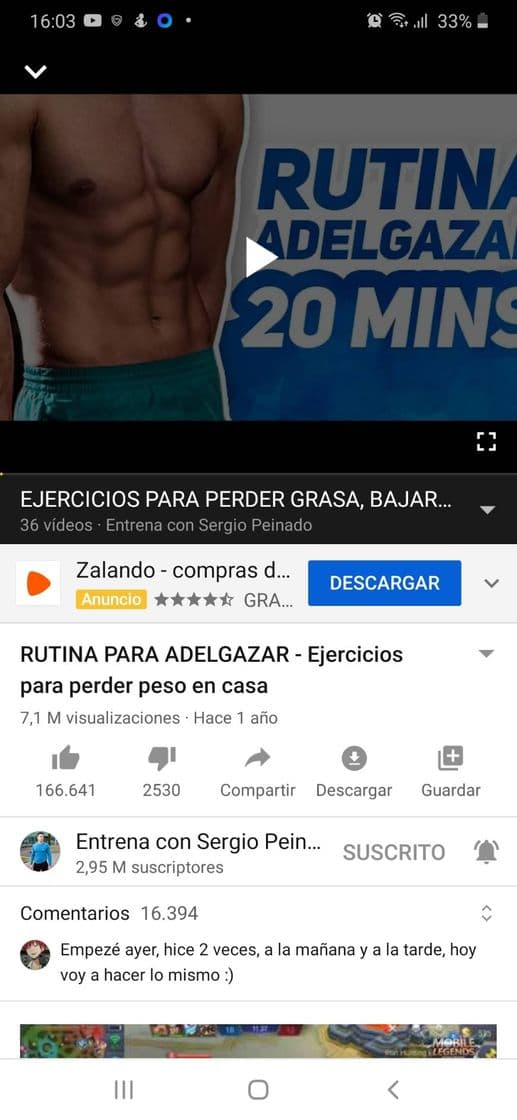 Fashion RUTINA PARA ADELGAZAR-SERGIO PEINADO⚡💪