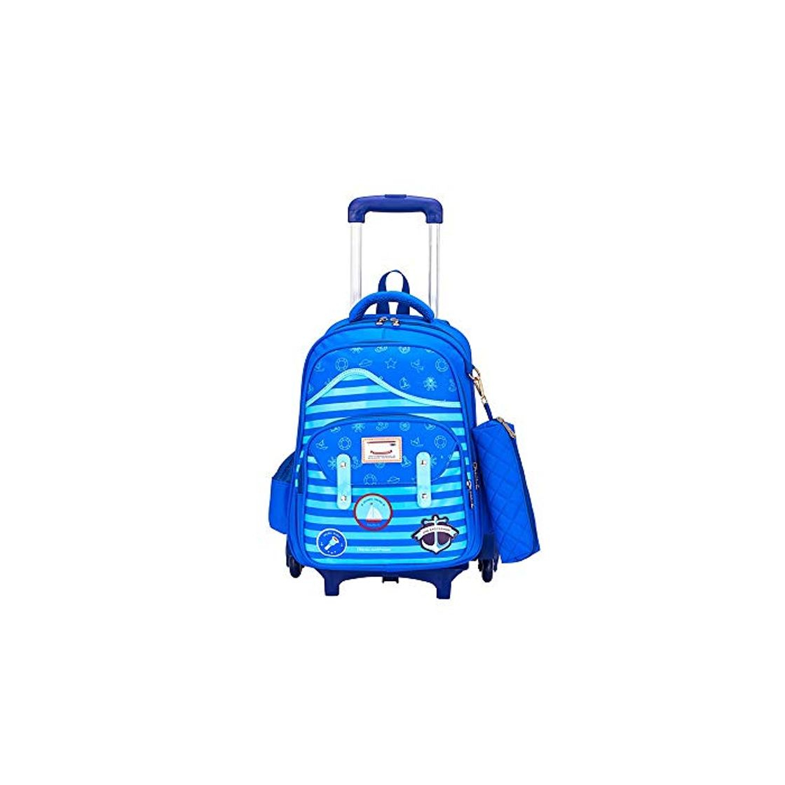 Producto Carro de la Escuela Mochila Subida escuela primaria de la carretilla de escolar estándares 6 de ruedas infantil Mochila Niños Escaleras de gran capacidad de bolsa de viaje de la caja de lápiz Con Rued