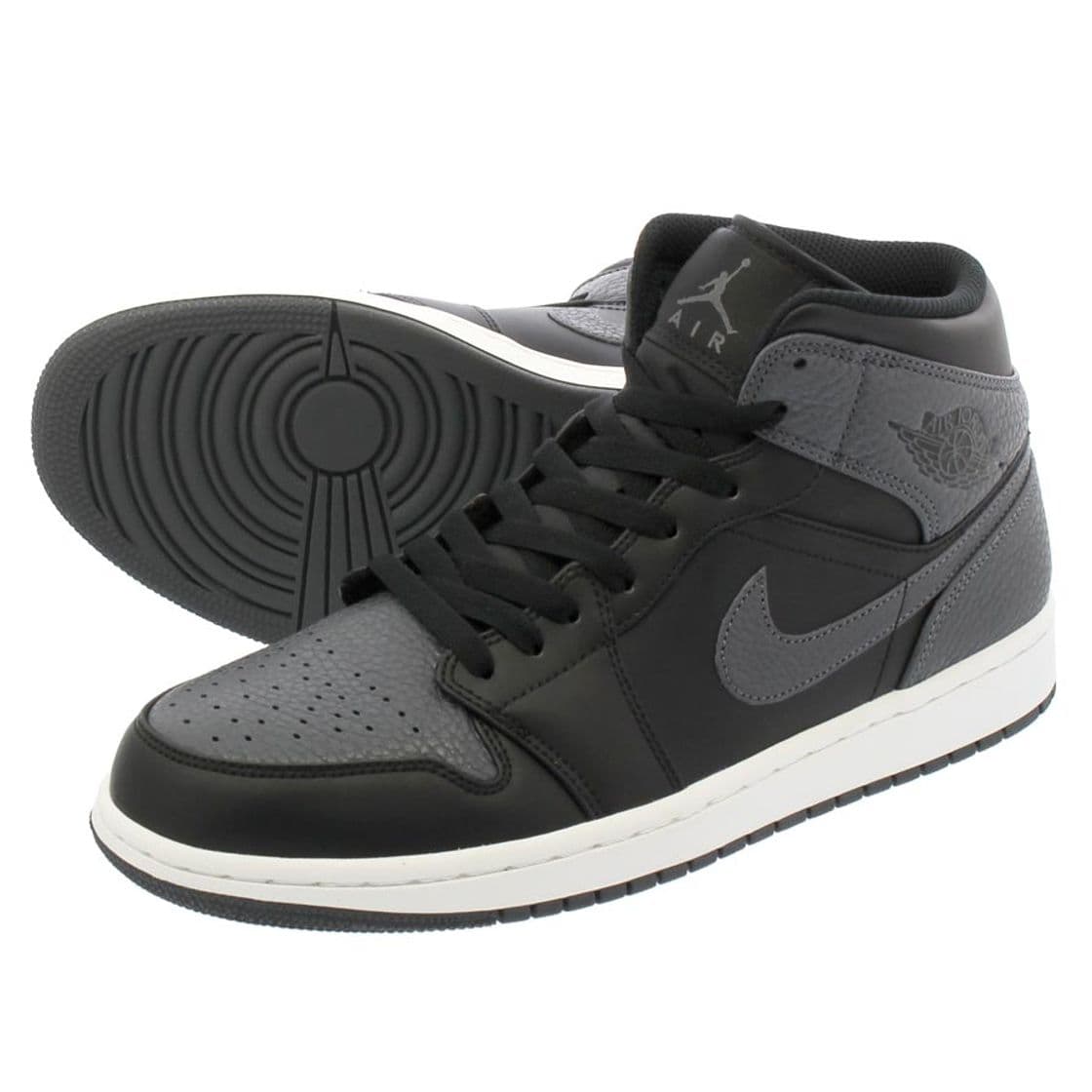 Fashion Nike Air Jordan 1 Mid, Zapatos de Baloncesto para Hombre, Negro