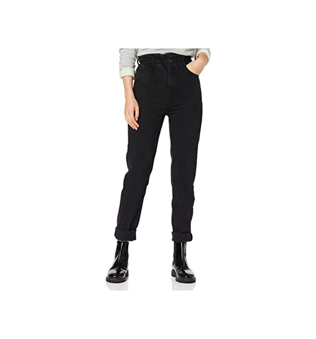 Product New Look Paperbag Mom Jean Flux Vaqueros Straight, Negro