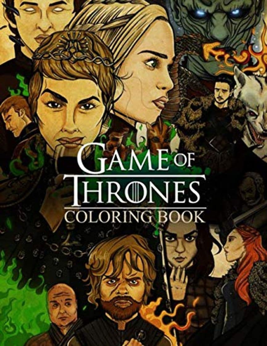 Book Game Of Thrones Coloring Book: Super Coloring Book for Adults and Fans – 100 GIANT Great Pages with Premium Quality Images