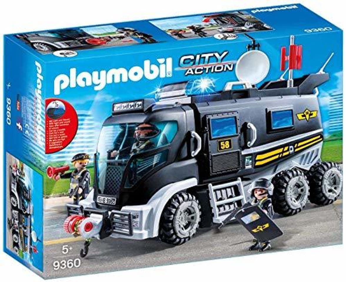 Producto PLAYMOBIL City Action Vehículo con luz LED y Módulo de Sonido, a