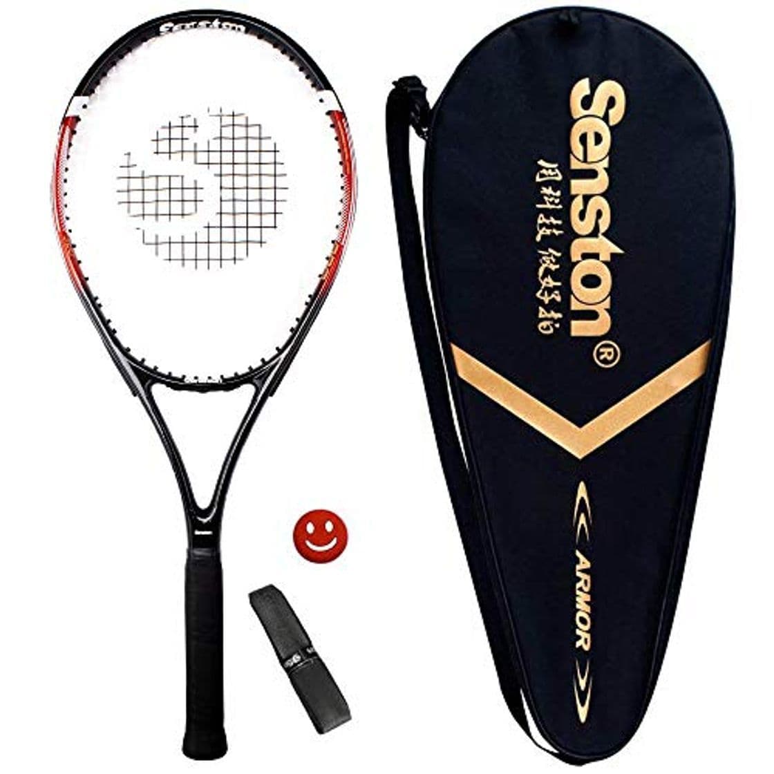 Product Senston Raqueta de Tenis Moldura de Una Pieza,Unisex,Incluido Bolsa de Tenis