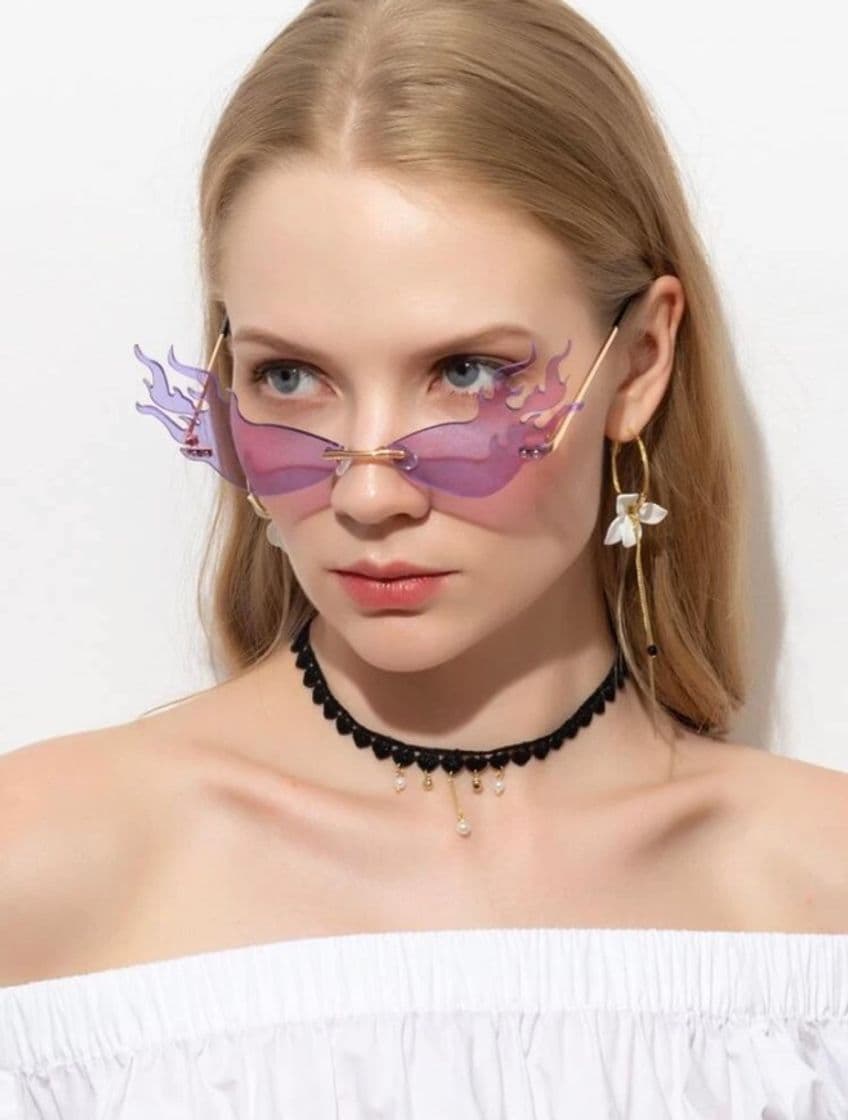 Moda Gafas con forma de fuego