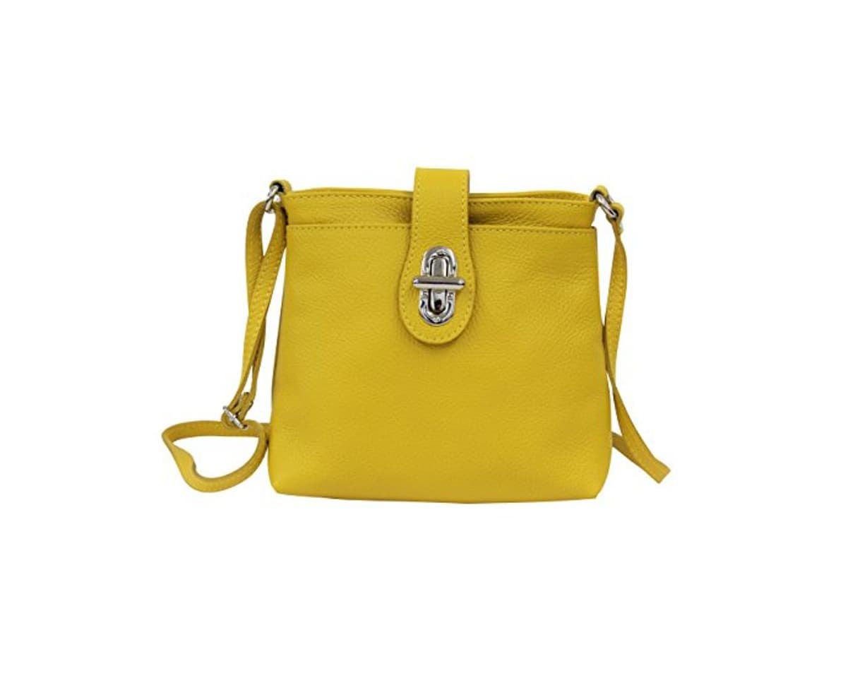 Producto AMBRA Moda Crossover GL007 - Bolso de mano de piel para mujer