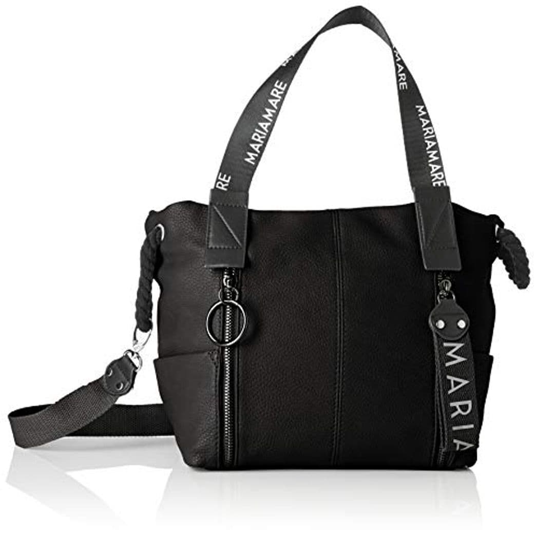 Moda MARIA MARE Mariamare ARMONY, Shopper para Mujer, Negro