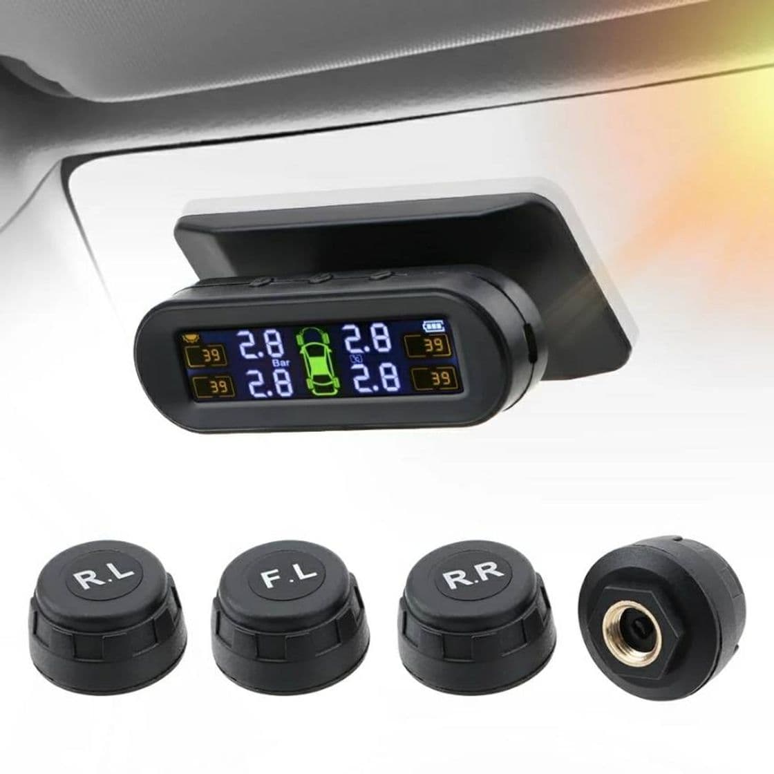 Product Sensores de presión y temperatura con alarma para tu auto