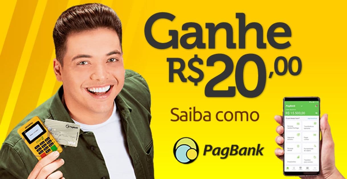 Fashion Ganhe 20 reais usando o meu link ao se registrar no PagBank 