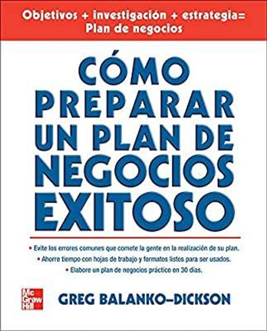 Libro Como Preparar Un Plan De Negocios