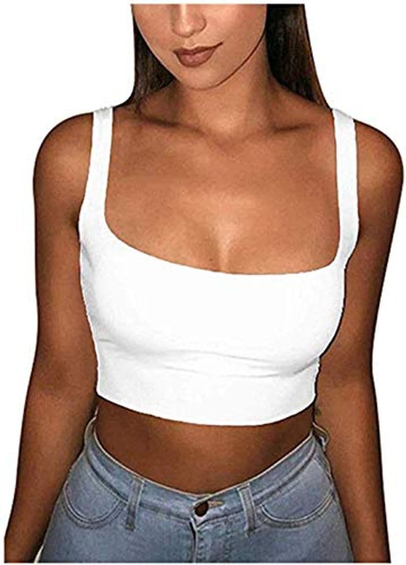 Product Loalirando Crop-Top Tank - Camiseta de tirantes para mujer