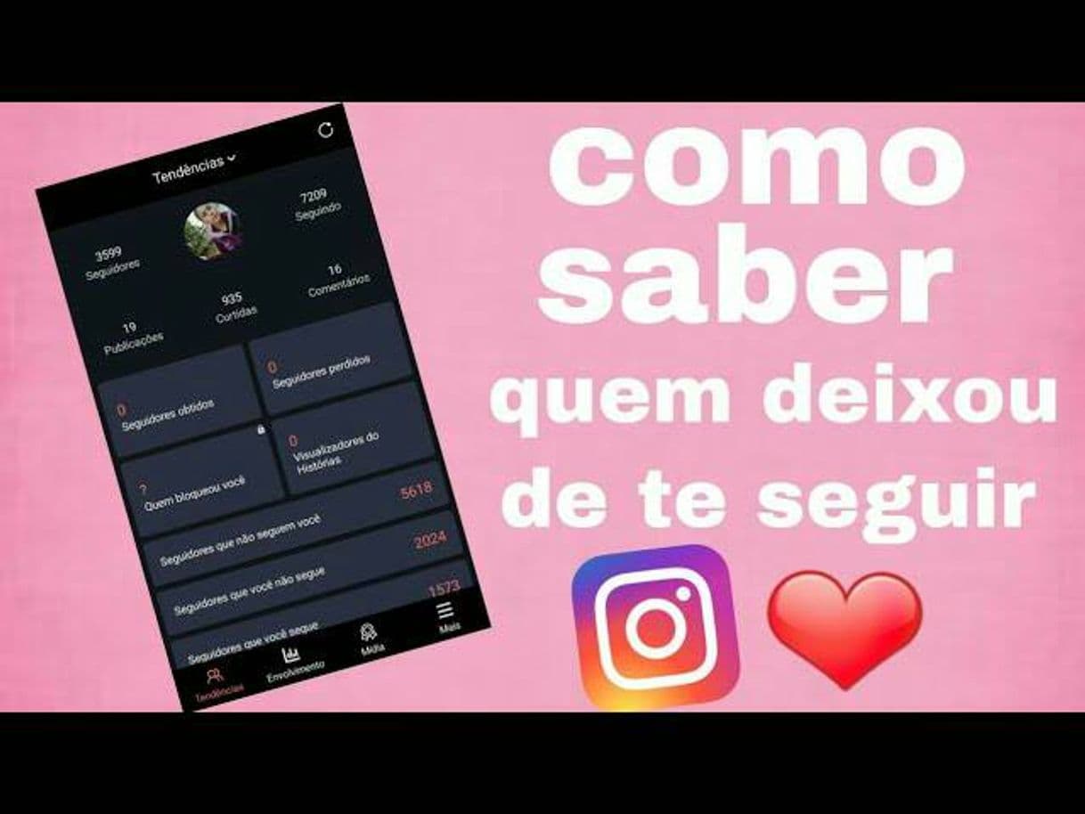 Fashion Aplicativo pra saber quem deixou de te seguir no Instagram ...