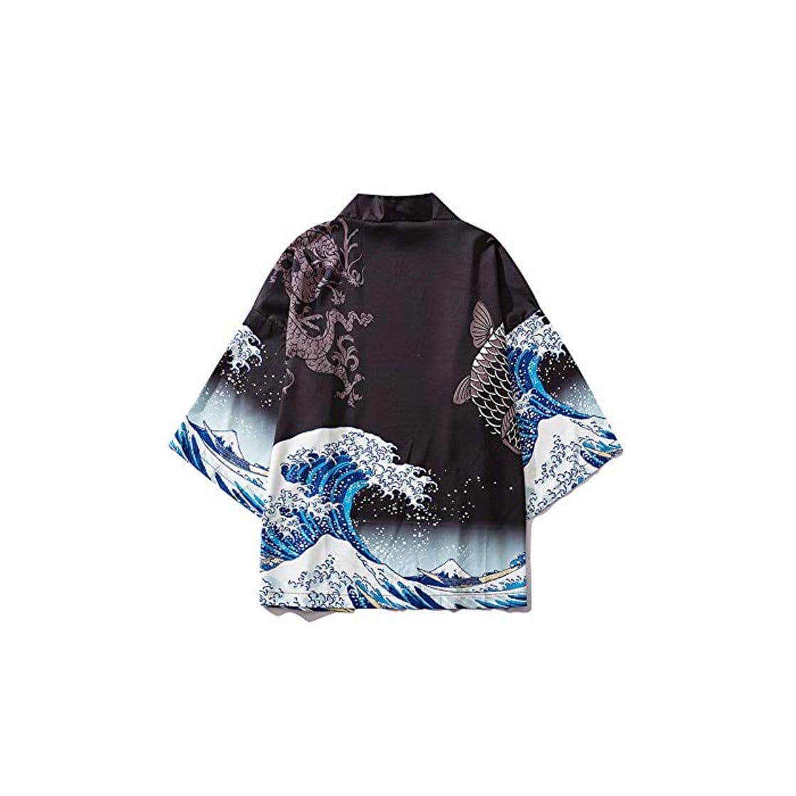 Moda LYH Japanese Demon Kimono Men Cardigan Shirt Yukata Man OBI Clothes Tradition