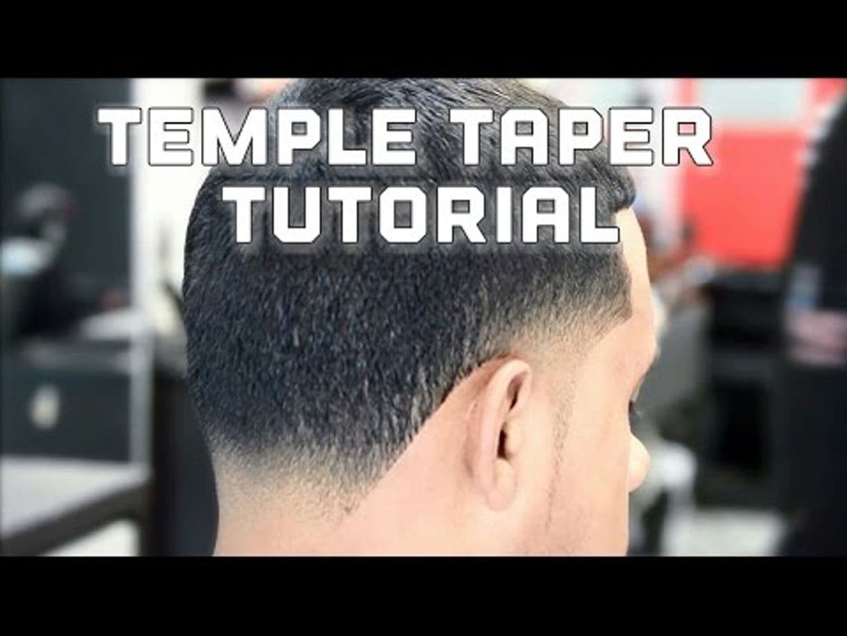 Fashion How To - Temple Taper Fade - Blowout Haircut - YouTube