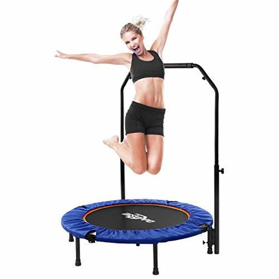 Producto DISUPPO Trampolín Fitness con Manillar Cama Elástica Durable de Entrenamiento Físico y