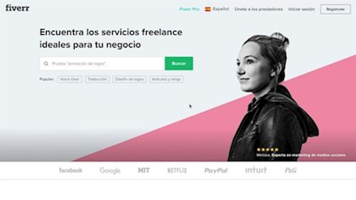 Fashion Fiverr - Plataforma de servicios freelance para empresas