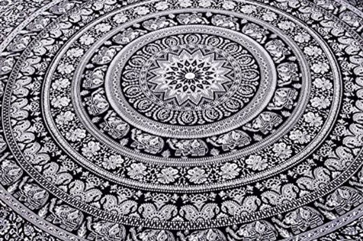 Home Indian Elephant Mandala Tapestry