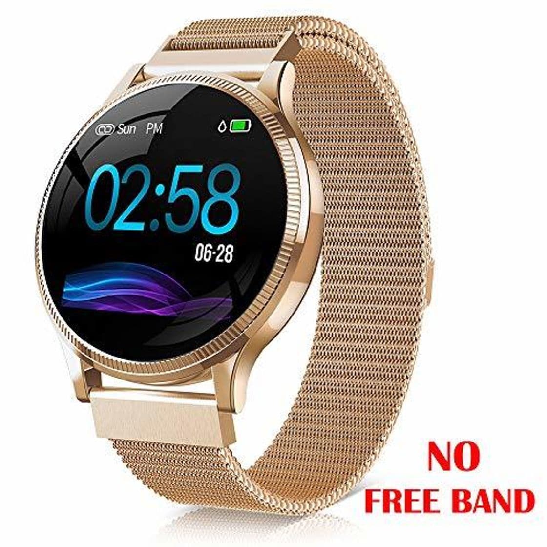 Electronic NAIXUES Smartwatch, Reloj Inteligente IP67 Pulsera Actividad Inteligente con Pulsómetro, Monitor de