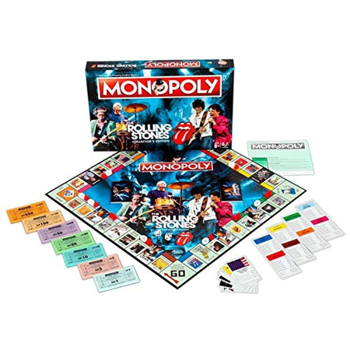 Libro Rolling Stones Monopoly Board Game