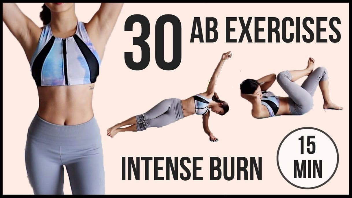 Moda 30 BEST Ab Exercises in 15 minutes!! Intense TABATA for Flat Belly ...