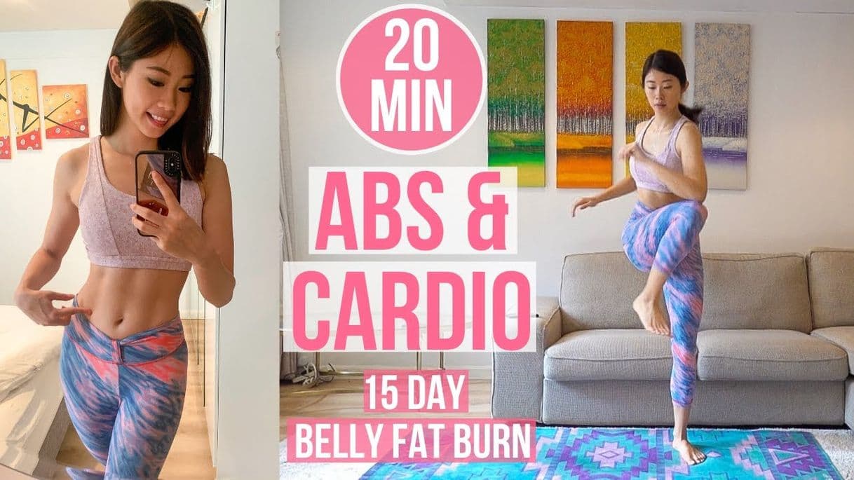 Moda 20 MIN VISIBLE ABS & CARDIO WORKOUT [15-Day Belly Fat Burn ...