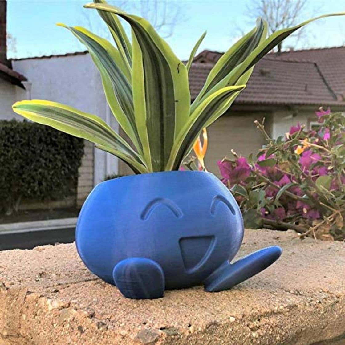 Product babyzhang Creative Oddish Flower Suculenta Maceta suculenta Maceta Plantador Pokemon Decoración del