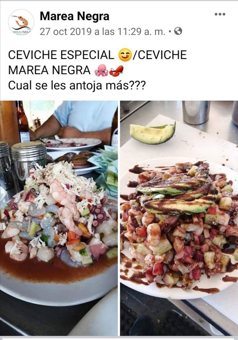 Restaurantes Mariscos Marea Negra