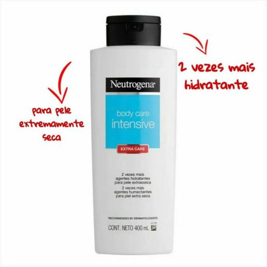 Moda Hidratante Corporal Intensive Extra Care, Neutrogena, 400 ml