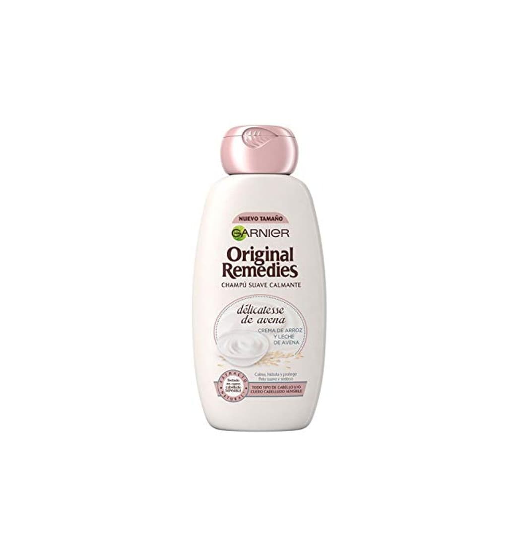 Belleza Garnier Original Remedies Delicatesse de Avena Champú Cuero Cabelludo Sensible