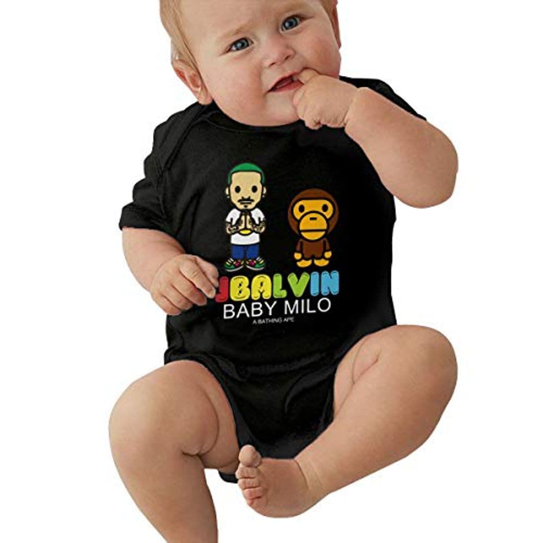 Moda Johnson Hop J Balvin Newborn Gilr - Mono de manga corta para