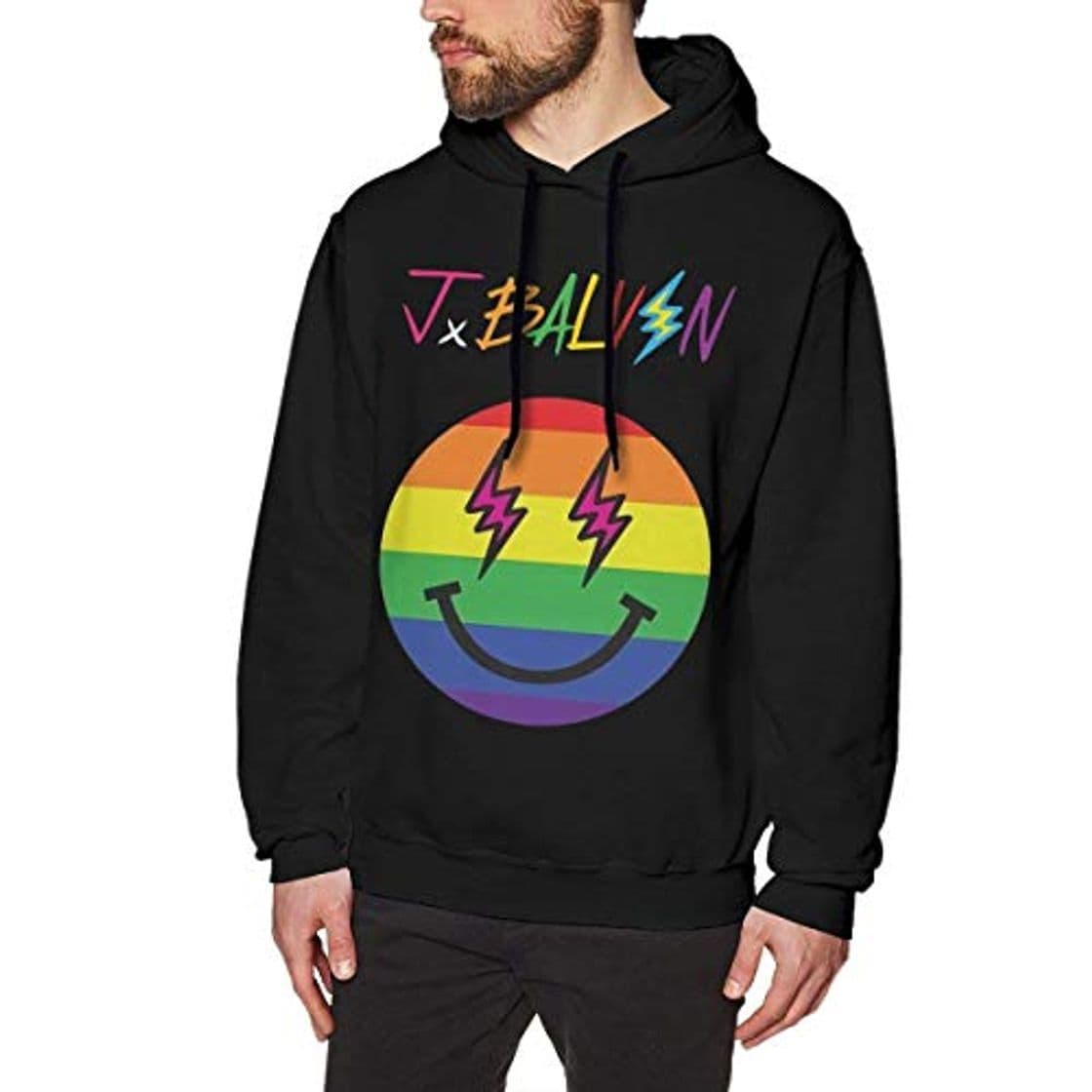 Moda fenglinghua Sudaderas de Hombre hainanqing J Balvin Man'S Hoodie Sweater Fashion Classic Long Sleeve Top Hoodies Hooded Sweatshirt Baseball tee Tops