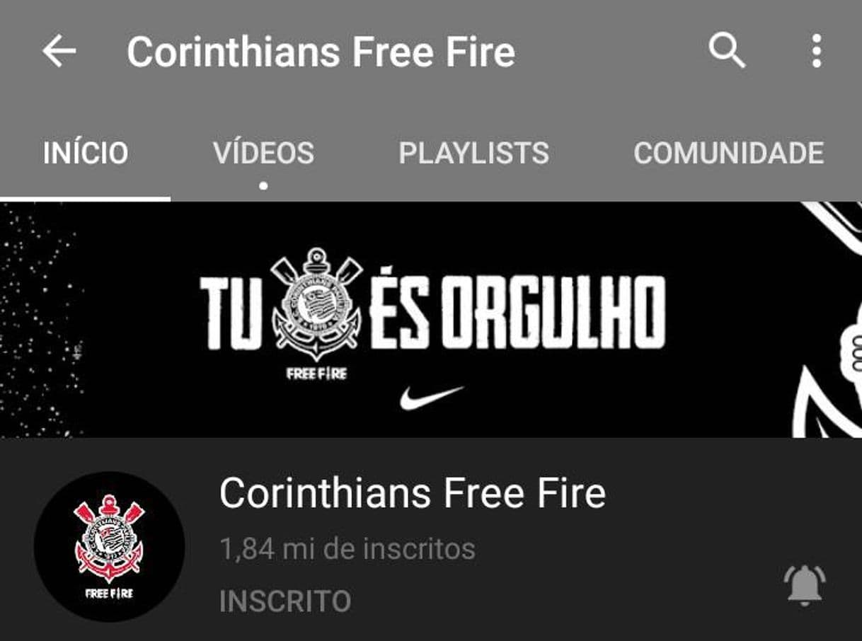 Moda Corinthians Free Fire ganhou a pro league 