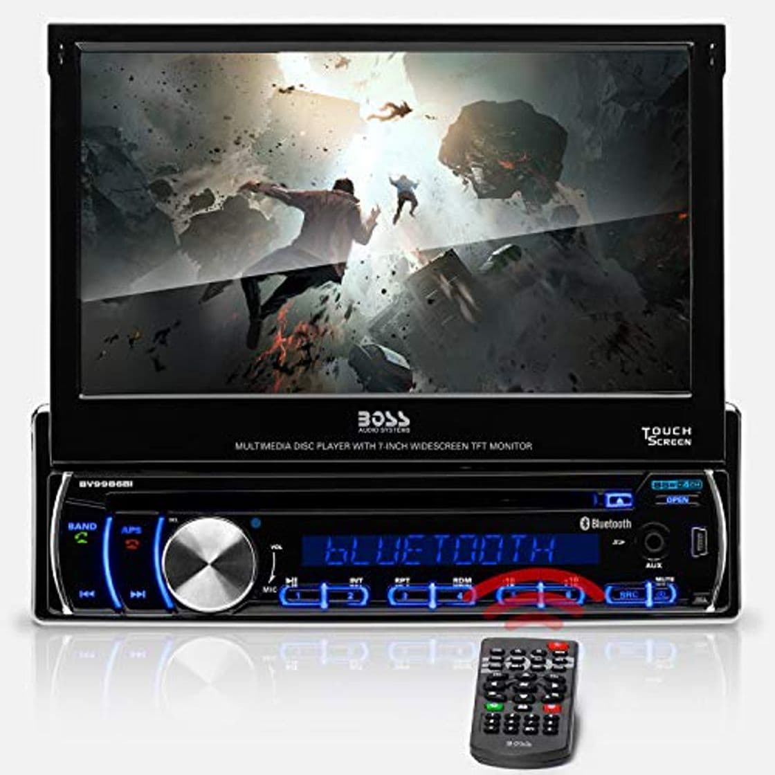 Producto Boss Audio Systems DVD/CD AM/FM Receiver Negro 340W Bluetooth receptor multimedia para