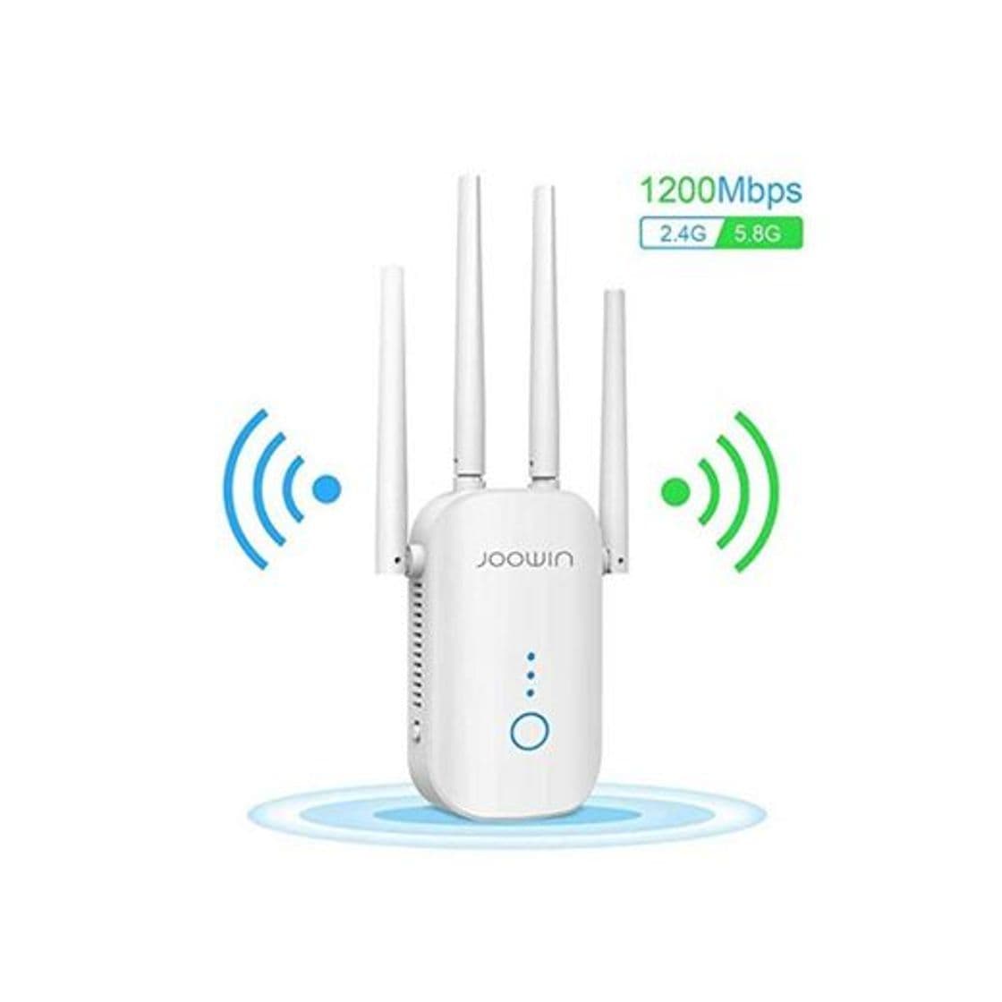 Producto JOOWIN Repetidor WiFi 1200Mbps Amplificador Señal WiFi Banda Dual 2.4GHz y 5GHz