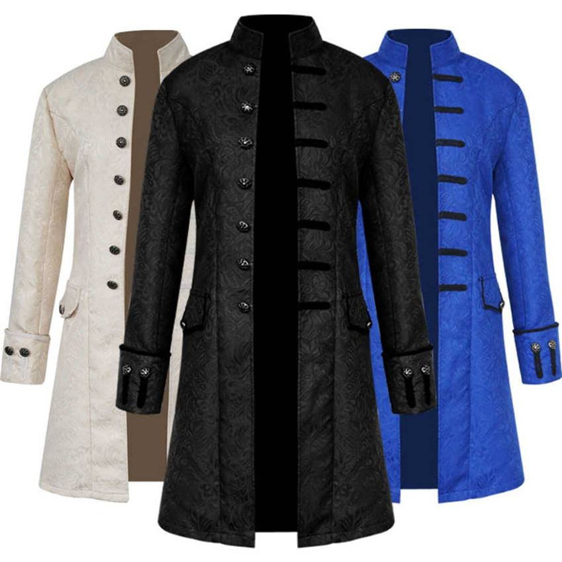 Fashion Ropa Medieval de Cosplay para hombres, estilo Punk, Caballero ...